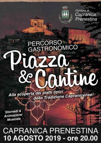 Piazza e Cantine - Poster