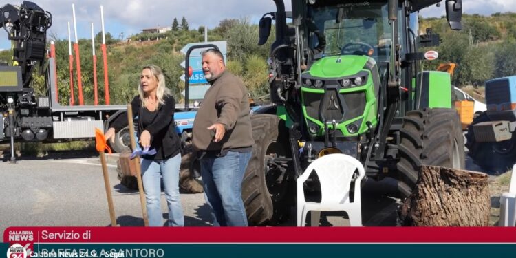 La protesta degli agricoltori in Calabria: “Regaliamo la zappa al Governo Meloni, i politici devono capire che cos’è la terra”