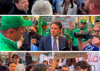 Giuseppe Conte del M5S attacca Rai, Mediaset e Governo Meloni: “Oscurano le proteste contro il carovita e il caro carburanti”