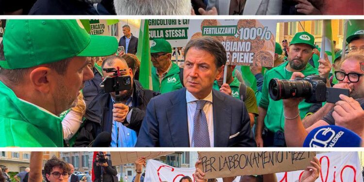 Giuseppe Conte del M5S attacca Rai, Mediaset e Governo Meloni: “Oscurano le proteste contro il carovita e il caro carburanti”
